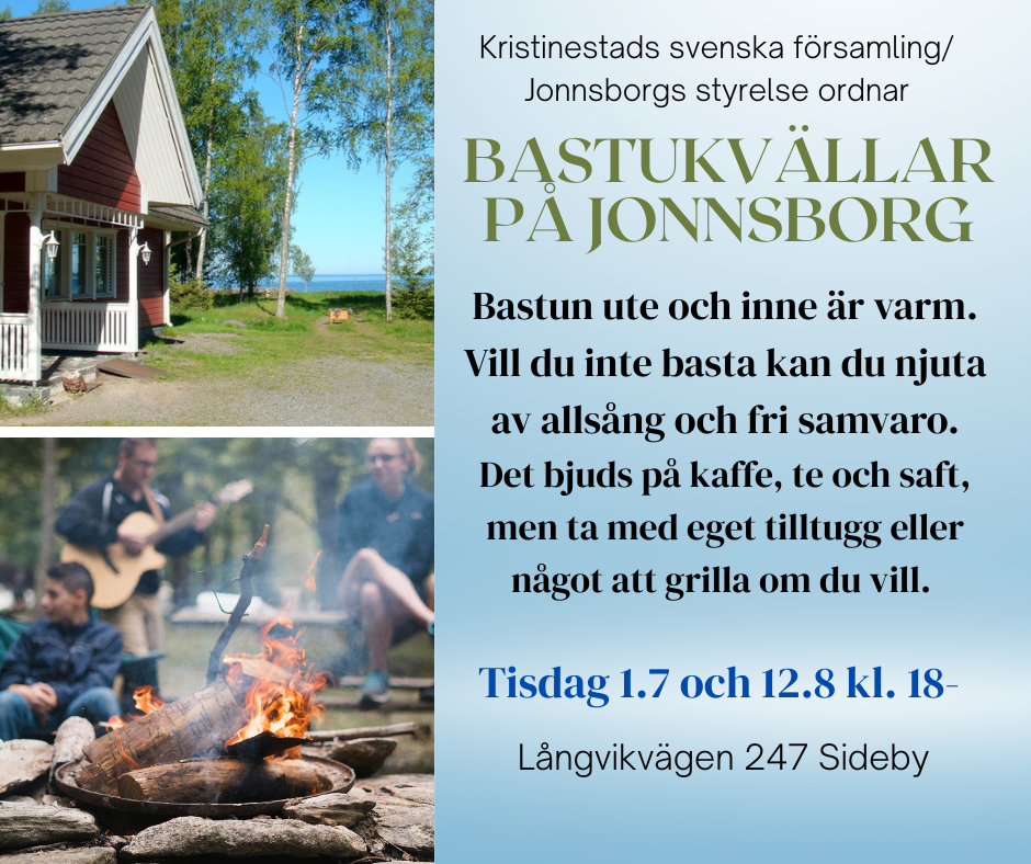 Bastukväll Text: Bastukvällar på Jonnsborg